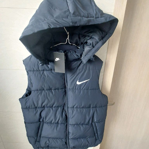 나이키 후드 패딩 조끼