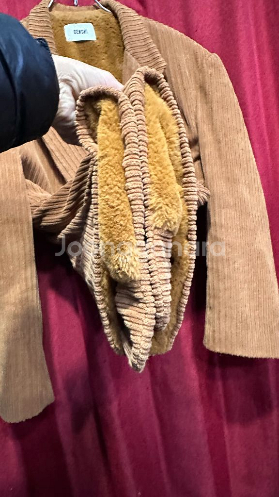 센치 코듀로이 박스핏 기모 자켓 FREE--7