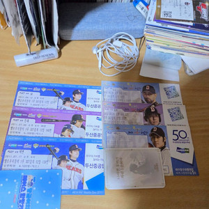 두산베어스2010- 2015시즌 지류티켓(4장 판매완료)