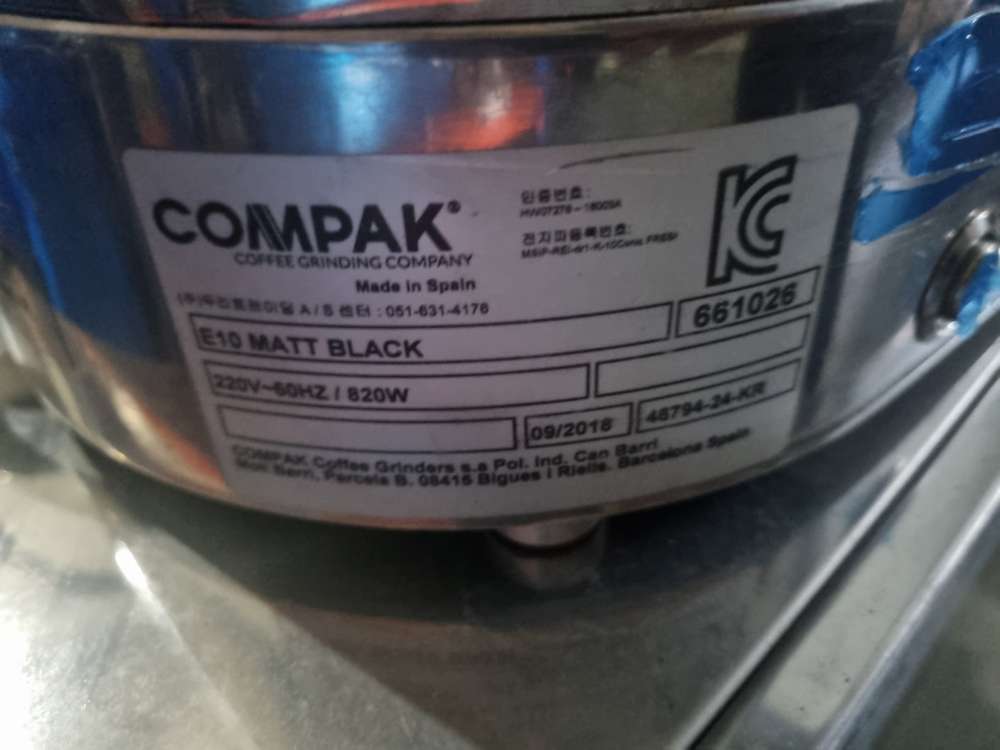 [판매] COMPAK 콤팍 E10 커피 자동 그라인더 이미지