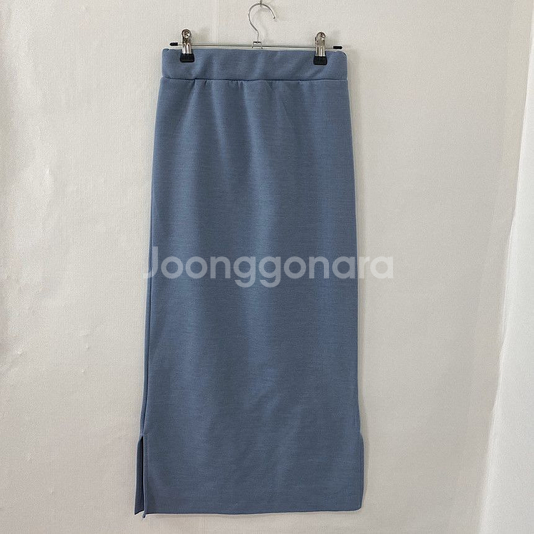 가을 겨울 밴딩 트임 h라인 기모 스커트 롱스커트 치마--4