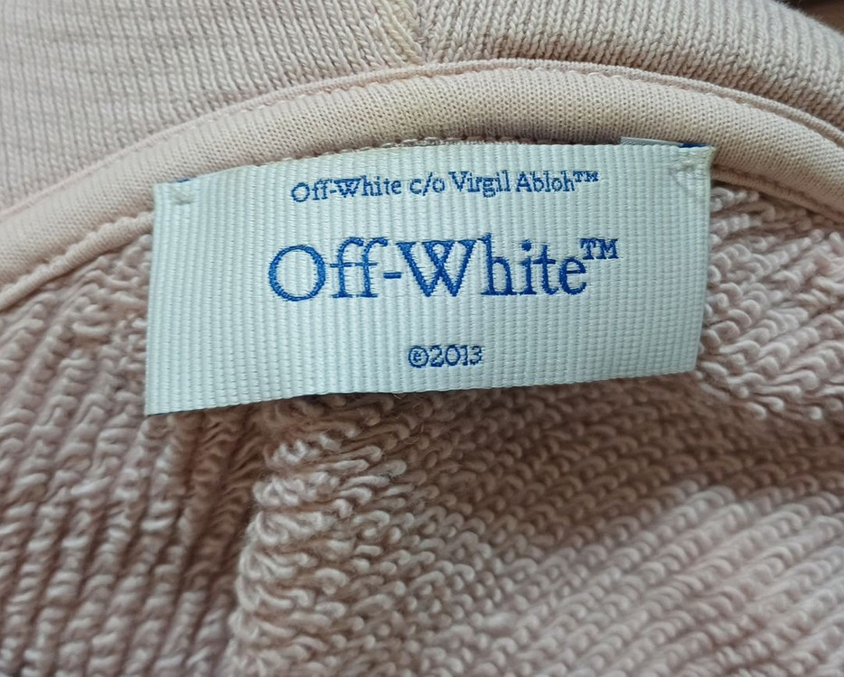 이태리 오프화이트 런드리 오버 후디 핑크 XS 23년9월제조 이미지