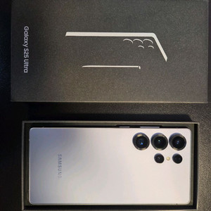 안심o, 140->124급처 S급 자급제 울트라512g 실버블루 갤럭시S25