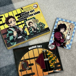 미개봉 택포 ) 귀멸의칼날 cgv뱃지 기유뱃지