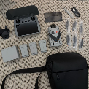 DJI 드론 미니3프로 (새 기체), 케어유효, 배터리4개, RC조종기, 정품ND필터, 악세서리 등