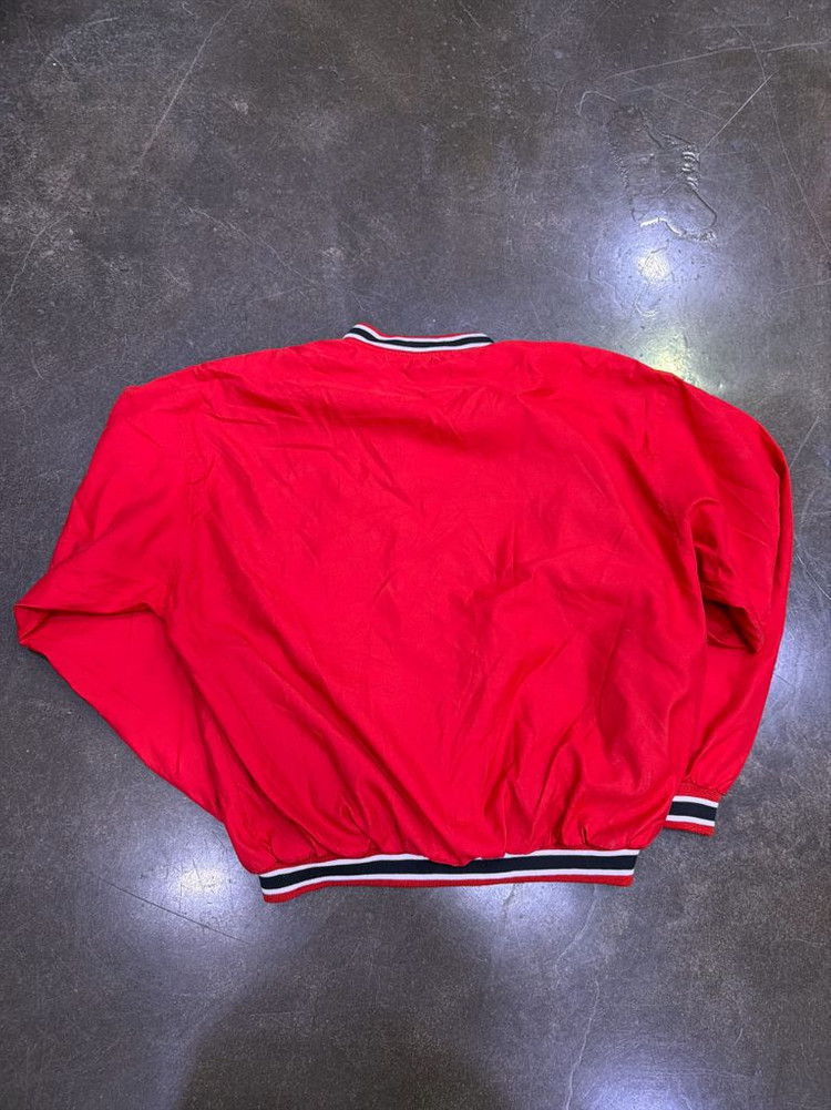 리복 클래식 올드스쿨 V넥 숄더 자수 웜업 바람막이 M--1