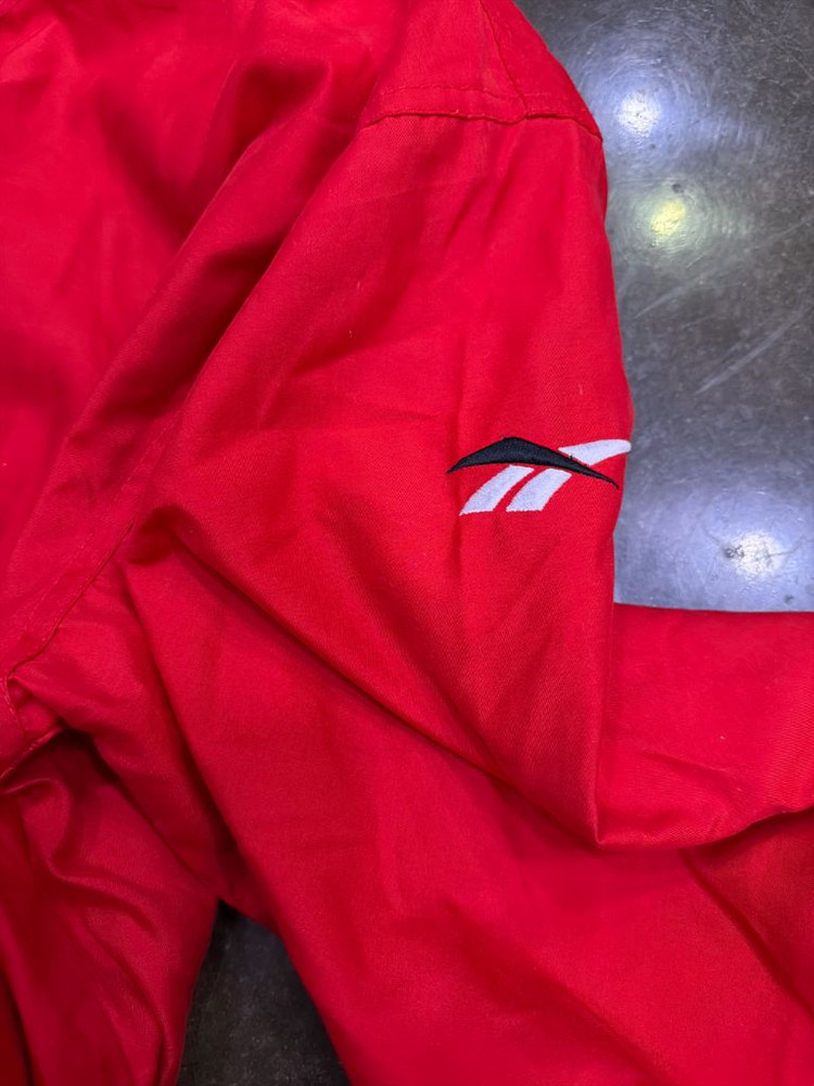 리복 클래식 올드스쿨 V넥 숄더 자수 웜업 바람막이 M--4