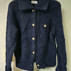 오브제 뽀글이 가디건