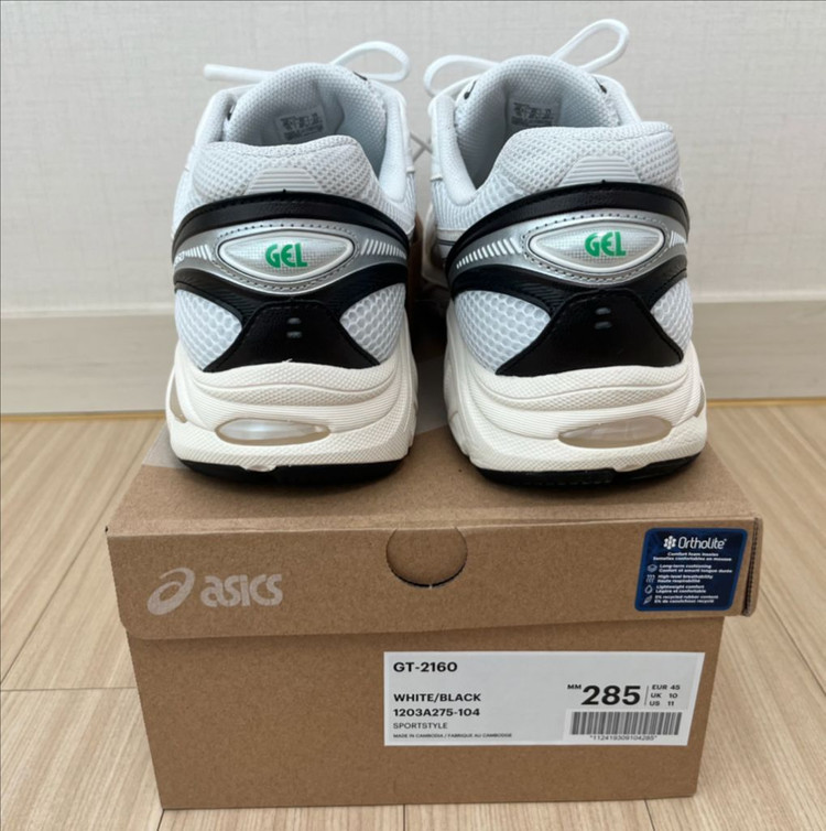 [285] 아식스 GT-2160 화이트 블랙--2