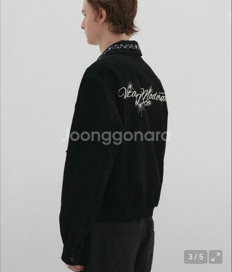 DNSL 디앤에스알 벨벳 데님 자켓 L--0