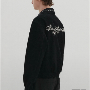 DNSL 디앤에스알 벨벳 데님 자켓 L