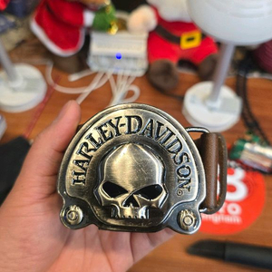 해리데이비슨 스컬 벨트 버클