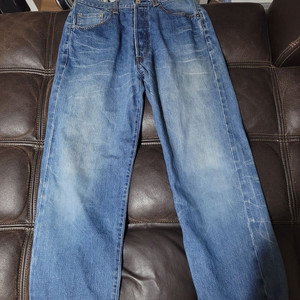 스튜디오 다치산(Studio Dartisan) DO1S 워싱 연청 셀비지데님 32사이즈(웨어하우스 슈가케인)