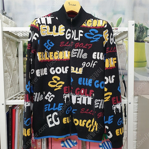 엘르 여성골프니트 100 / 슬림77 방풍 집업 골프가디건 니트바람막이 WF68