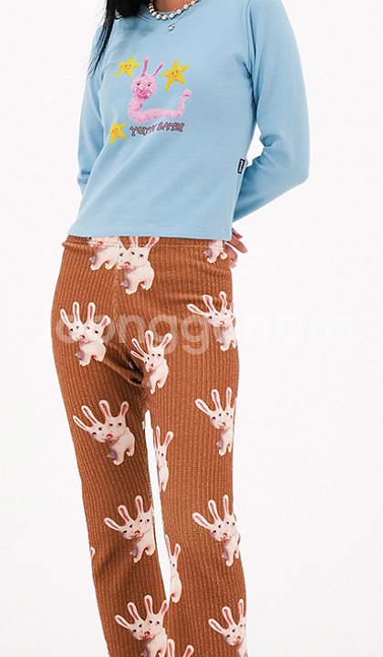 여자 유쓰배쓰 긴팔티셔츠 FREE--1