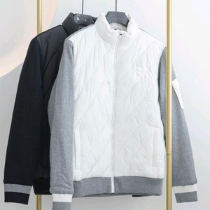 어메이징크리 남성 골프 경량 하이브리드 방풍 패딩