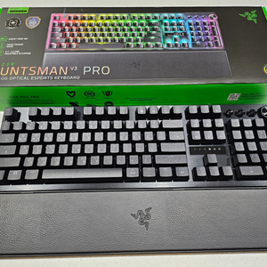 레이저 헌츠맨 V3 프로 풀배열 한글 키보드