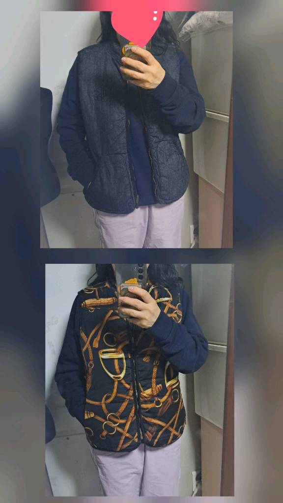 폴로 랄프로렌 양면 리버시블 퀼팅 조끼 베스트 XL 약 66~77 이미지
