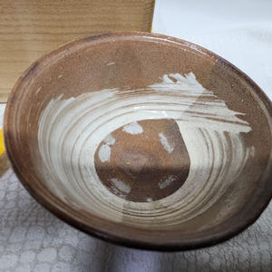 도천 천한봉 귀얄다완 도자기 말찻잔