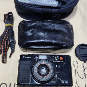 캐논af35m(a급), aa2개기능정상, 캐논렌즈38/2.5, 케이스, 캐논카메라가방.