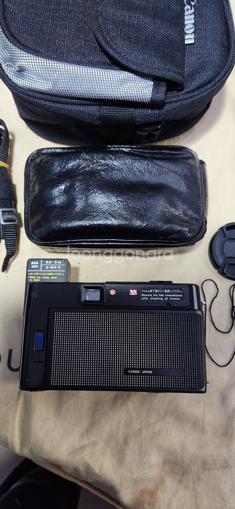 캐논af35m(a급), aa2개기능정상, 캐논렌즈38/2.5, 케이스, 캐논카메라가방.--8