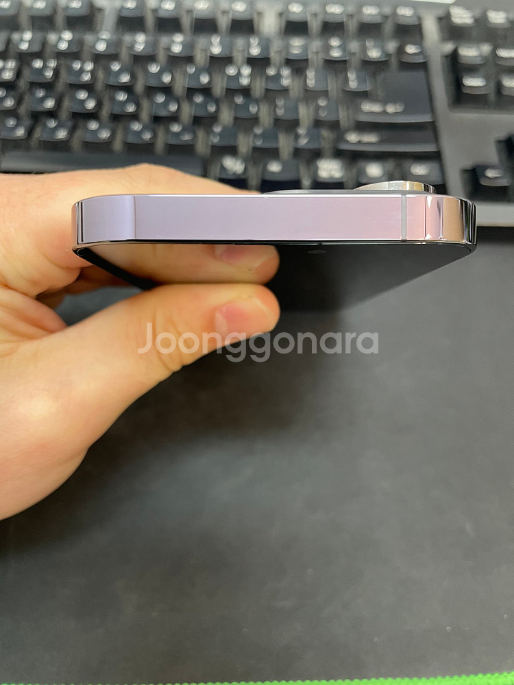 아이폰14프로 퍼플 256GB 배터리87% 가성비좋은 중고45만3천팝니다--3