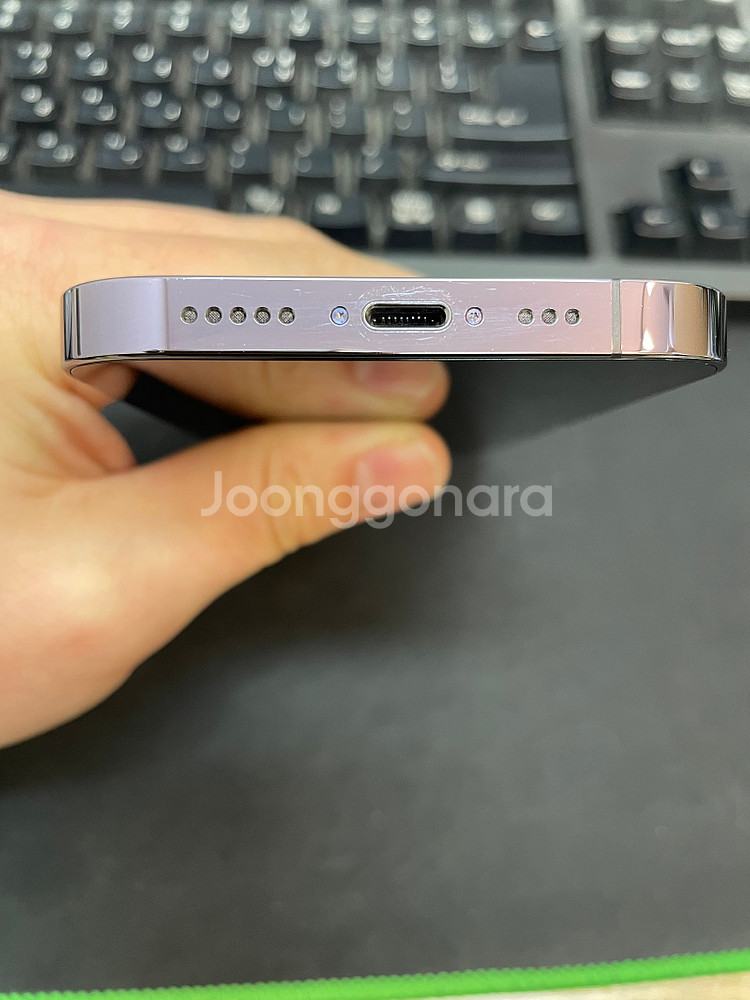 아이폰14프로 퍼플 256GB 배터리87% 가성비좋은 중고45만3천팝니다--5