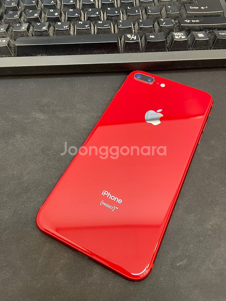 아이폰8플러스 레드 64GB 상태좋은 중고16만3천팝니다.--0