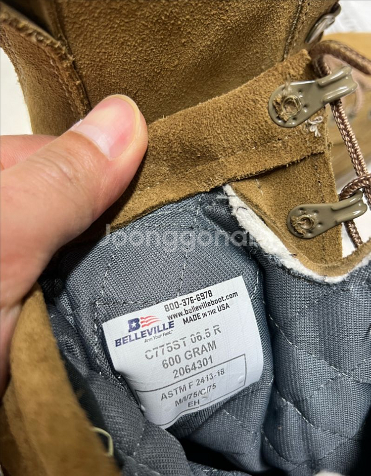 미군전투화 Belleville c775 6.5R 베르빌--2