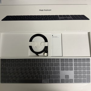 애플 매직키보드 뉴메릭 스페이스 그레이 (라이트닝)