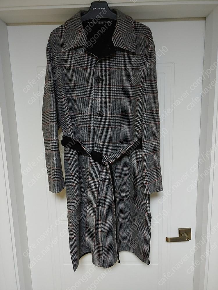 송지오 리버시블 코트 급처--0