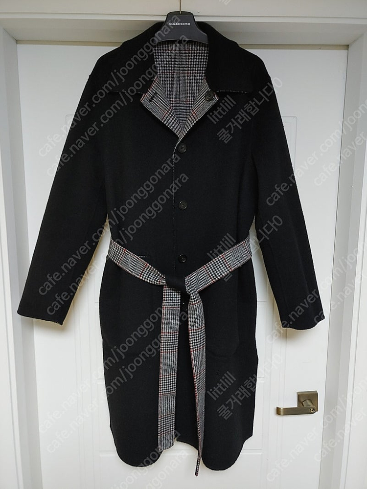 송지오 리버시블 코트 급처--4