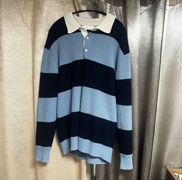 유니온블루 럭비니트 XL 이미지