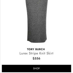 (새상품) 토리버치 니트 치마