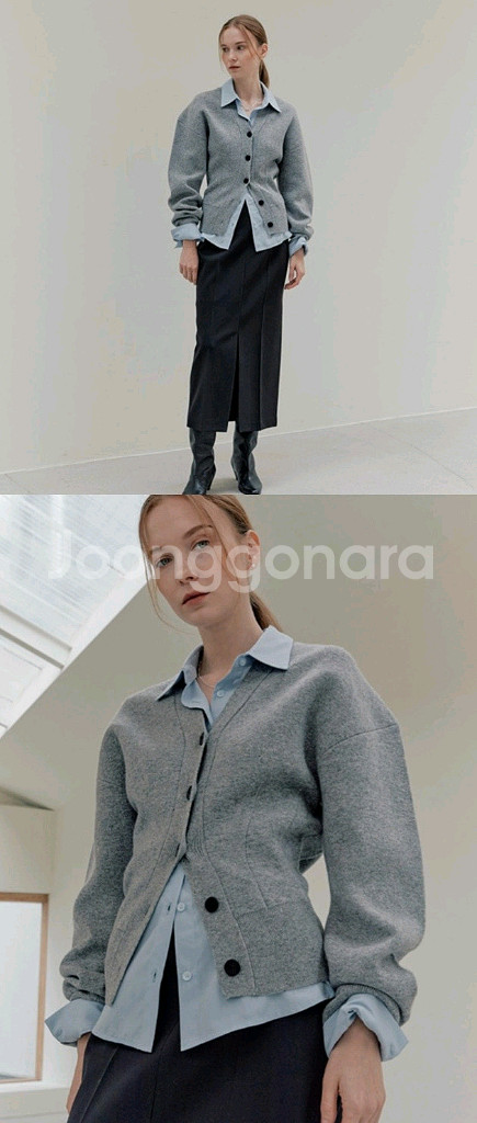 LMT 더베이지스 스프링 란느 자켓 가디건--3