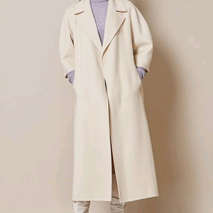 지컷 벨티드 핸드메이드 코트