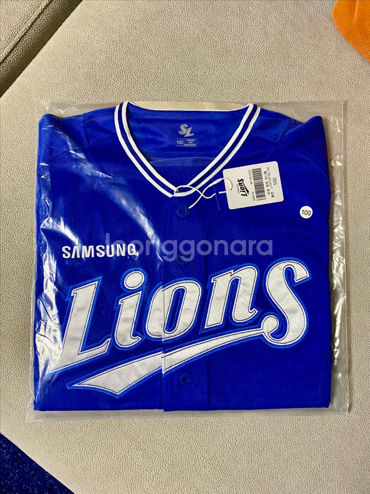 (100) 삼성라이온즈 25 프페 어웨이 유니폼--0