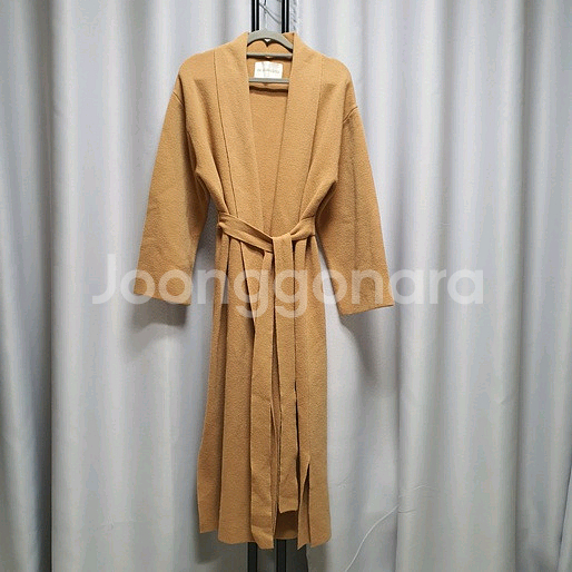 시에 더실루엣 벨트 롱 가디건--0