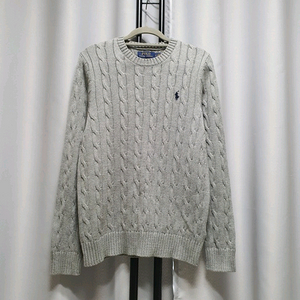 폴로 랄프로렌 코튼 케이블 꽈배기 니트