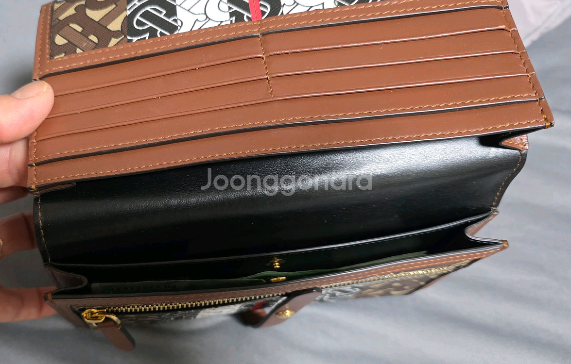 버버리 정품 장지갑--5
