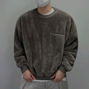 양털 오버핏 맨투맨 판매