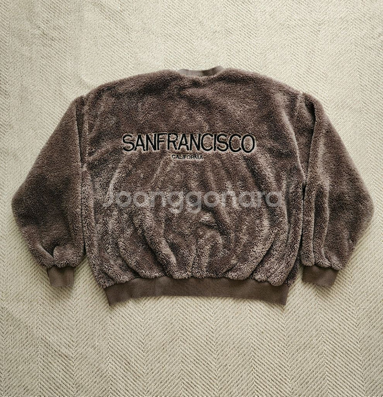 양털 오버핏 맨투맨 판매--3