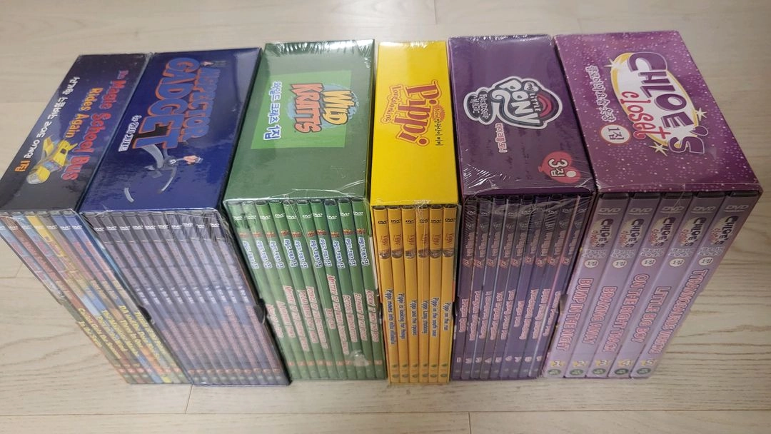 육아·영어·교육 다 되는 DVD 풀 패키지 전부 미개봉 새제품 이미지