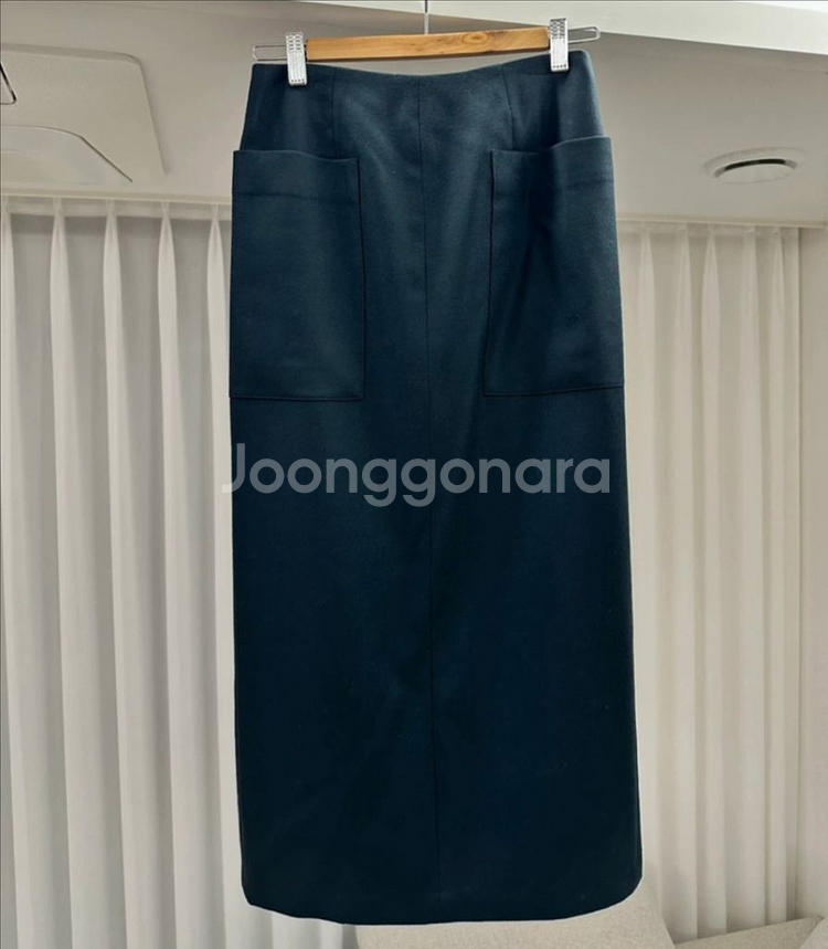 오뮤 울 슬릿스커트 S--0