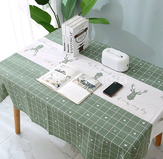 방수 식탁보 137*90cm 새상품 다용도--1