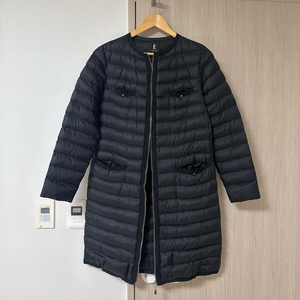 누빔경량롱패딩 블랙