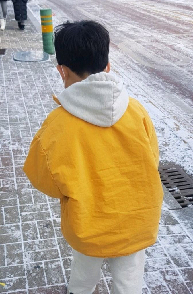 로이아동복 기모상하세트 오트밀 색상 2XL 팔아요--4