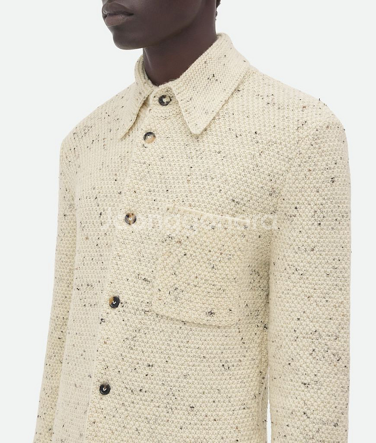 보테가베네타 트위드 셔츠--0