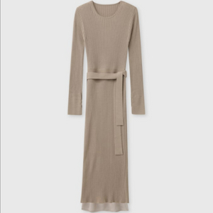 sie 시에 에이프런 랩 니트원피스 새상품