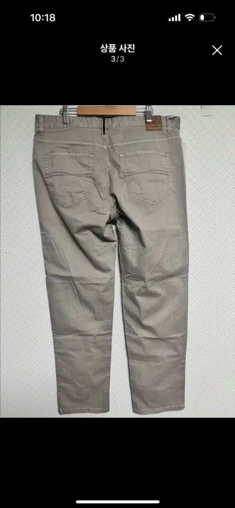 새거)코오롱 헨리코튼 봄 가을 면청바지 84(31-33) 이미지